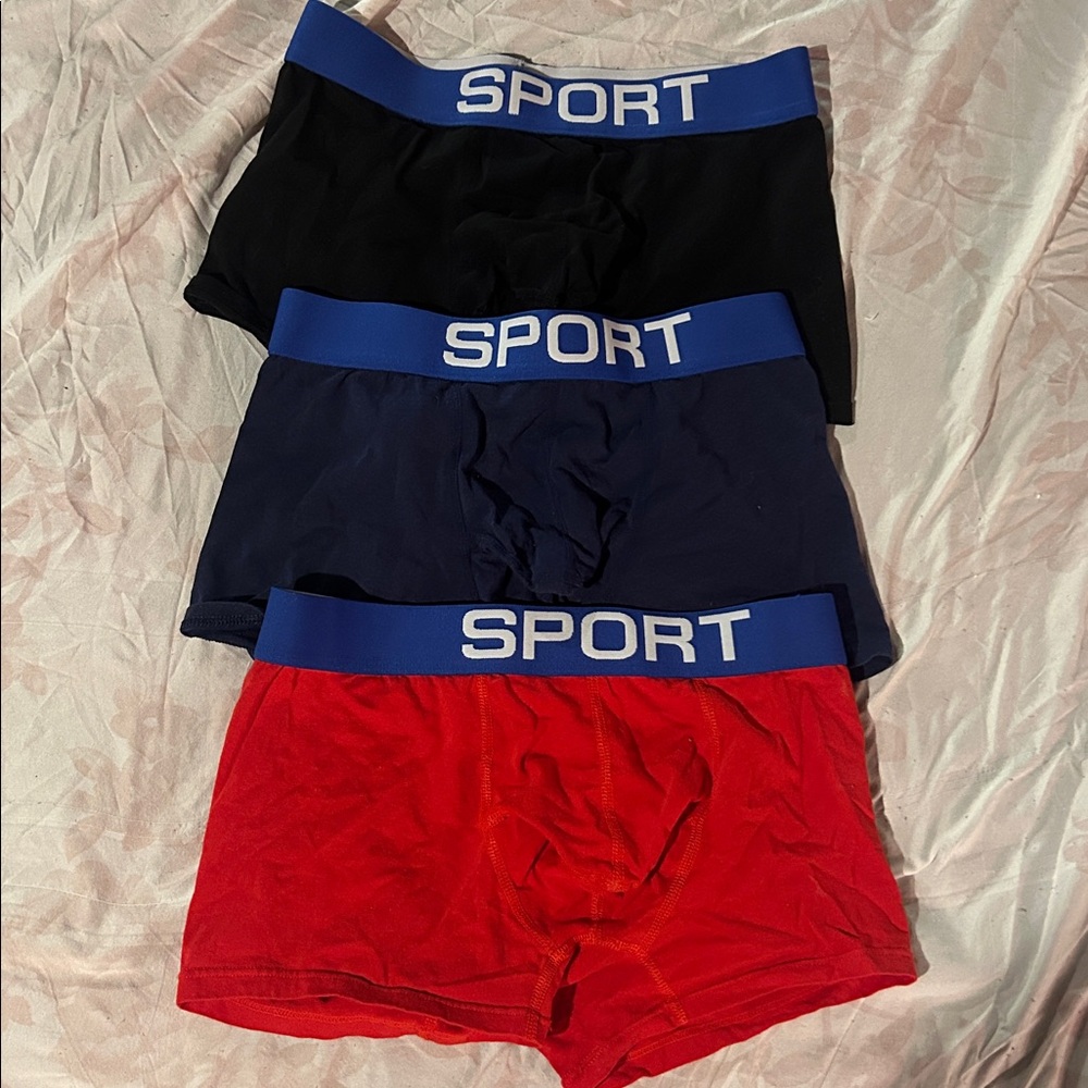 Sporto Boxer Briefs - Bold Red and Deep Blue